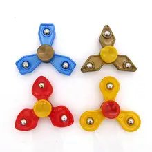2 шт. гироскоп с наконечником для пальцев Tri-Spinner игрушка-Спиннер из пластика ручной Спиннер для аутизма и СДВГ ручной Спиннер сенсорный Спиннеры