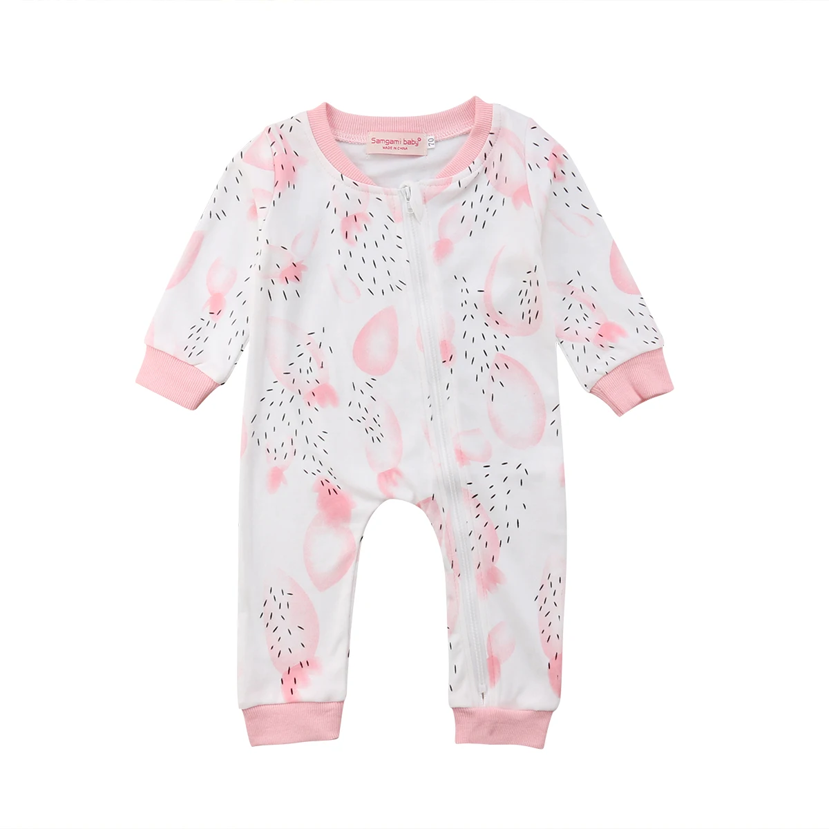 Pudcoco Autumn New Long Sleeve Newborn Infant Baby Girl Boy Rompers