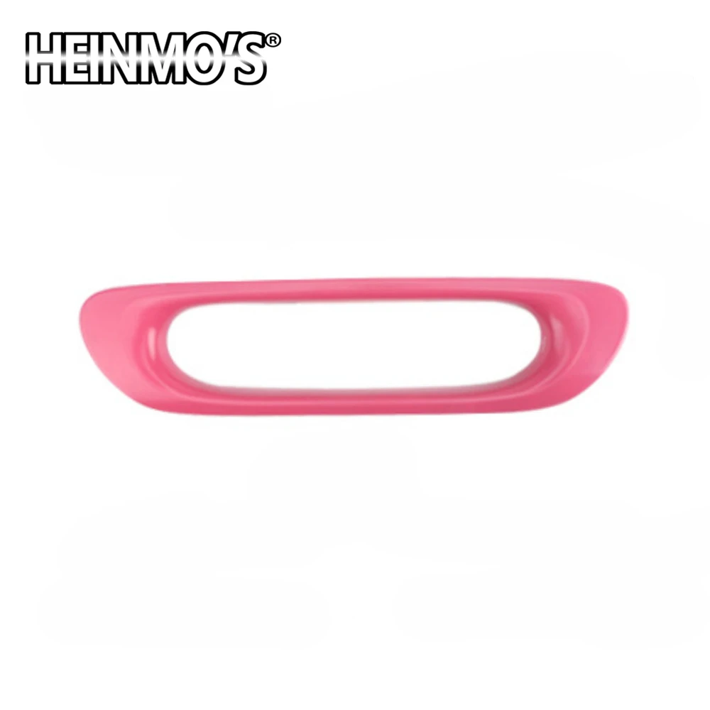 Car Housing Decal Styling Accessories For Mini Cooper F55 F56 Rear Tail Fog Light Lamp Frame Trim Cover Stickers For Mini Cooper - Название цвета: Pink