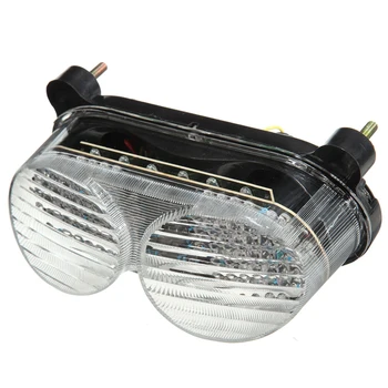 

Clear Motorcycle LED Brake Tail Light Turn Signal Case for Kawasaki ZR7S ZX6R ZX9R ZX900 ZZR600