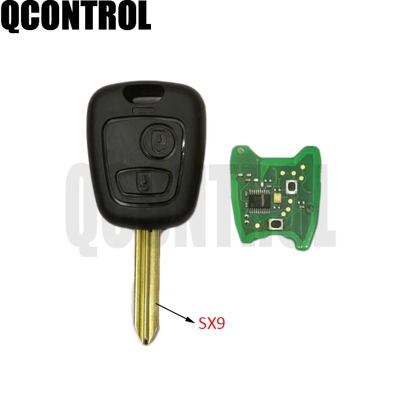 QCONTROL Автомобильный Дистанционный ключ сделай сам для CITROEN BERLINGO 2002-2008 часть Nmber 6554RH 2 кнопки