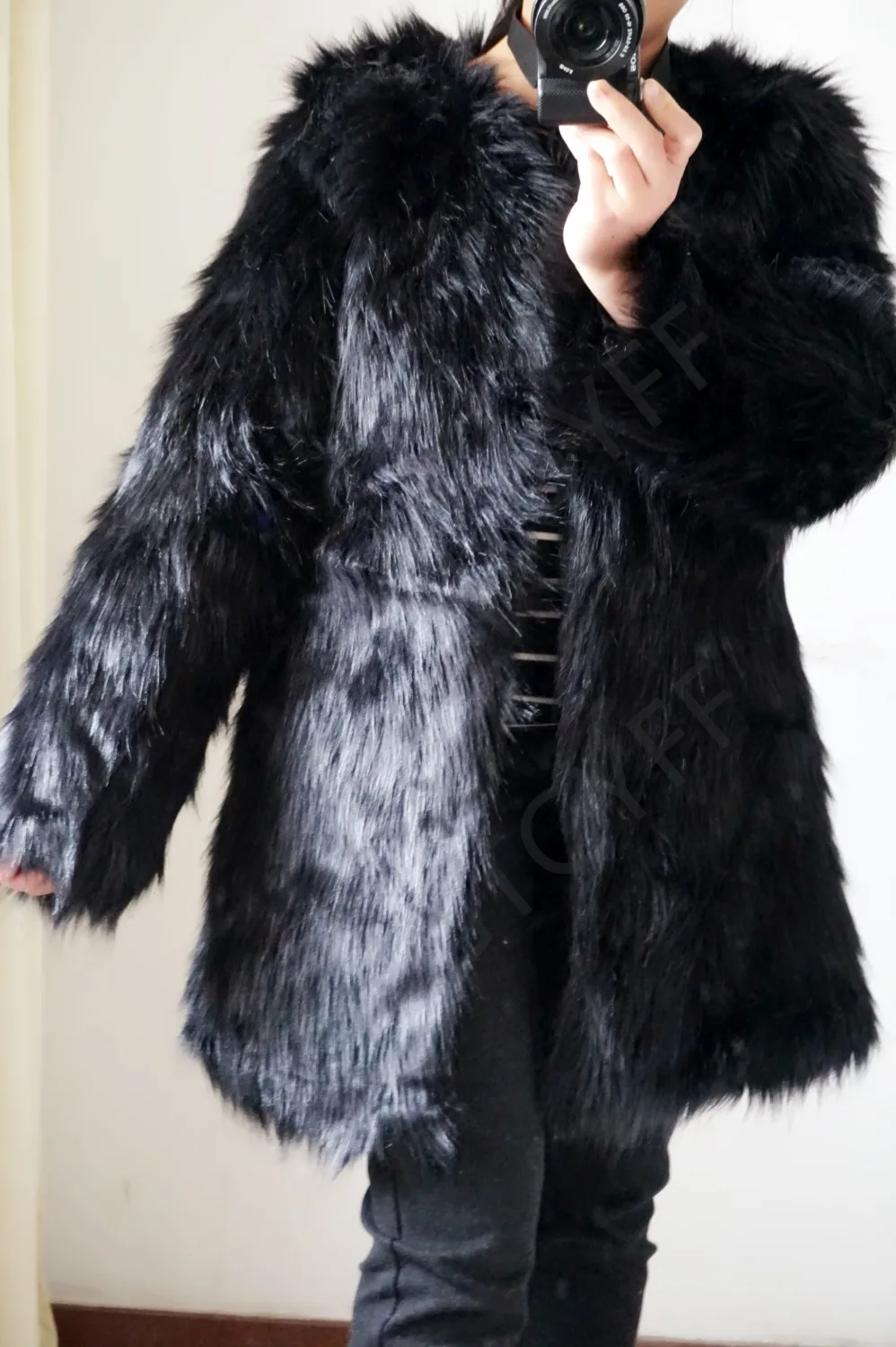 Blanc De Les Automne En marron Pour Bleu Veste Vestes noir Fourrure Kaki marine Survêtement Chaudes Fausse Respectueux Manteaux Manteau L'environnement Blanc Noir Femmes Hiver kaki Marine gris qxpwIS1Z7