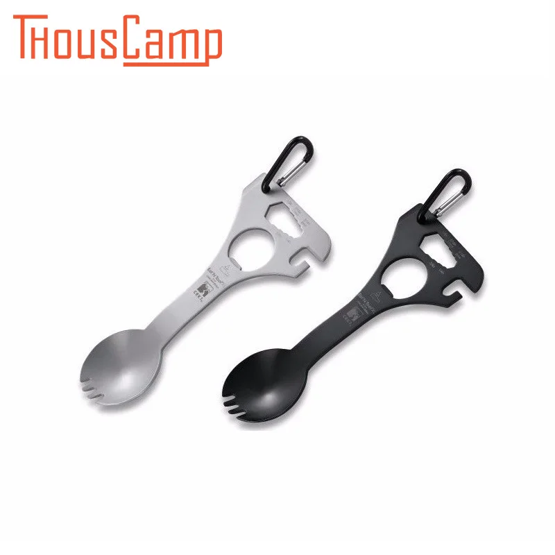 Portable Camping Stainless steel Fork Spoon Knife Set Picnic Multi