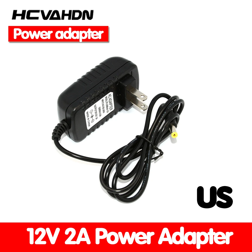 HCVAHDN 1 шт. 12V2A AC 100 в 240 адаптер преобразователя DC 12 В 2A 2000ма источник питания