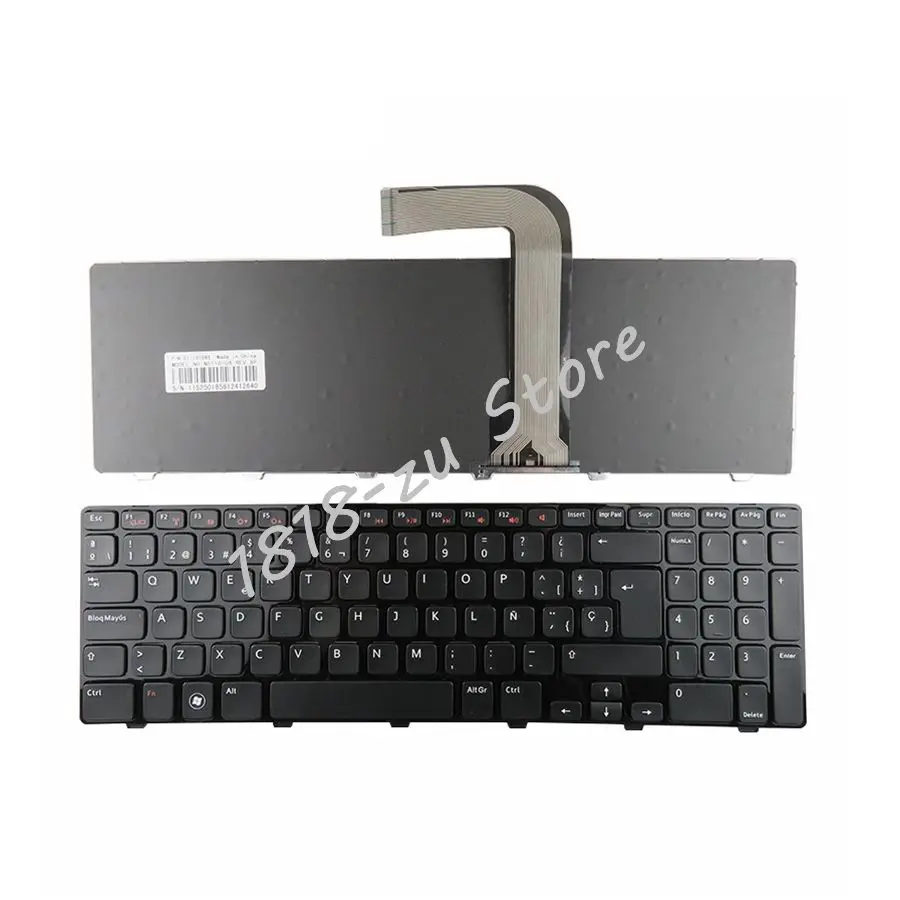 YALUZU запчасти Teclado Испанский Клавиатура для ноутбука Dell Inspiron 15R N5110 M5110 N 5110 Клавиатура ноутбука черная оправа