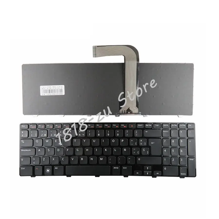 

YALUZU SP Teclado Spanish keyboard For Dell for Inspiron 15R N5110 M5110 N 5110 laptop keyboard BLACK FRAME BLACK