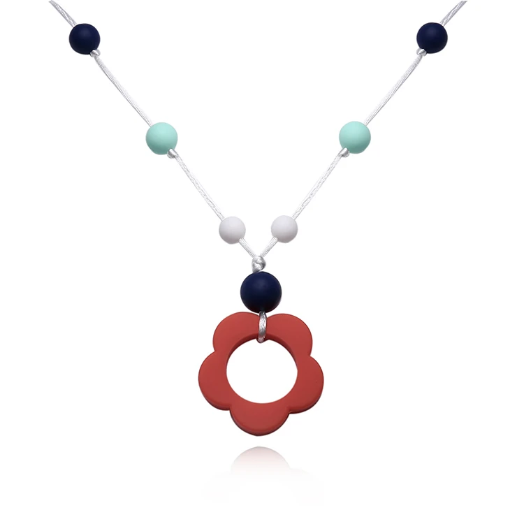 

M032 Fashion silicone necklace Baby necklace
