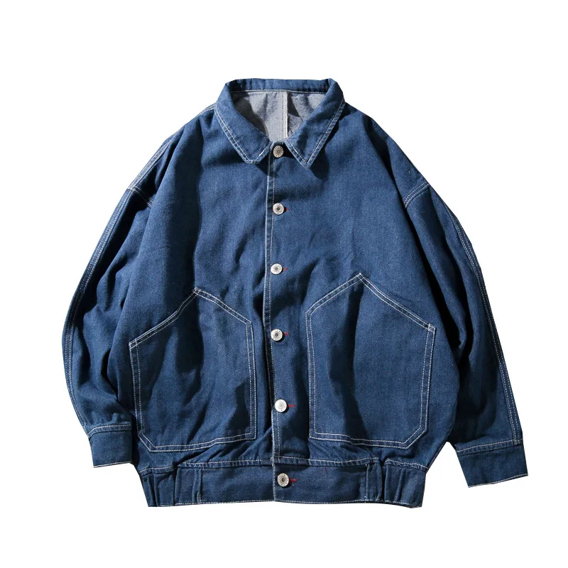 

2018 Fashion jacket spring New Jackets Casual Denim Jacket Men Large size
