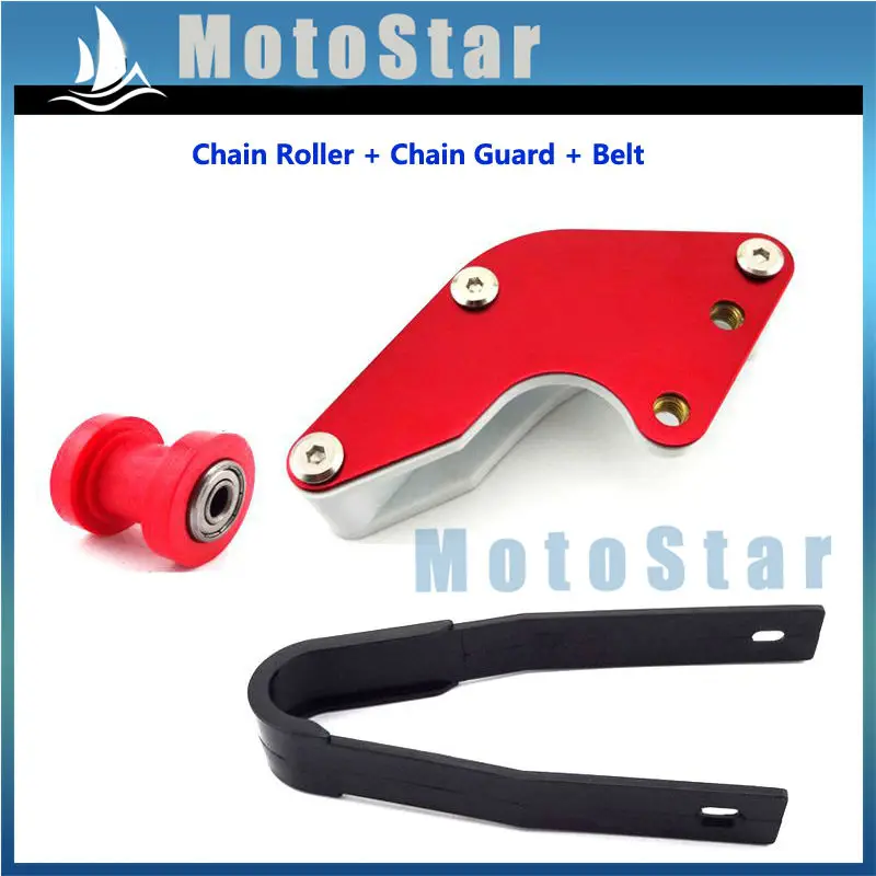 Chain Slider Red 10mm Chain Roller Chain Guide For Chinese Pit Dirt Bike 50cc 70cc 80cc 90cc