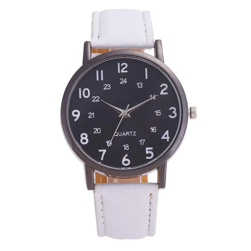 Унисекс красивые женские наручные часы Модные Простые темпераментные деловые кварцевые часы из нержавеющей стали сувенирные ручные часы# D - Цвет: White