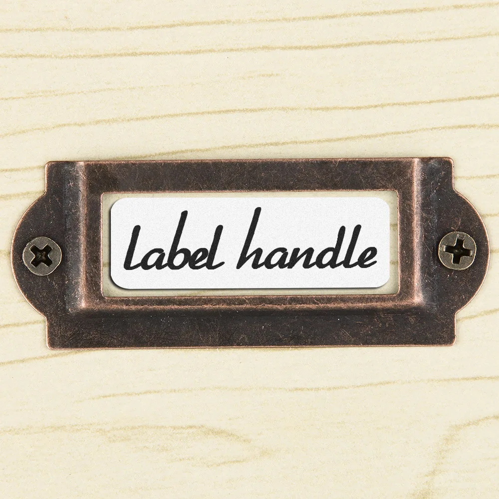 Hakkin 5 pcs Bronze Tone Logam Bingkai Laci Kabinet Kasus ...
