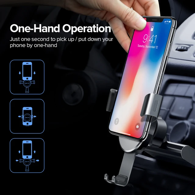 Ugreen soporte de montaje de teléfono para coche, con ranura para CD, para iPhone XS Max X 8 7|phone holder stand|car mount holder standholder stand - Ugreen soporte de montaje de teléfono para coche, con ranura para CD, para iPhone XS Max X 8 7|phone holder stand|car mount holder standholder stand -