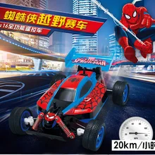 Лидер продаж Человек-паук Электрический RC игрушки автомобиля M002 2,4 г дистанционного Управление игрушки 20 кг/ч высокое Скорость Drift бездорожье Гоночная машина