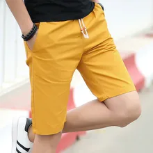 Летние хлопковые шорты мужские модные брендовые воздухопроницаемые пляжные шорты мужские шорты удобные большие размеры крутые шорты Masculino