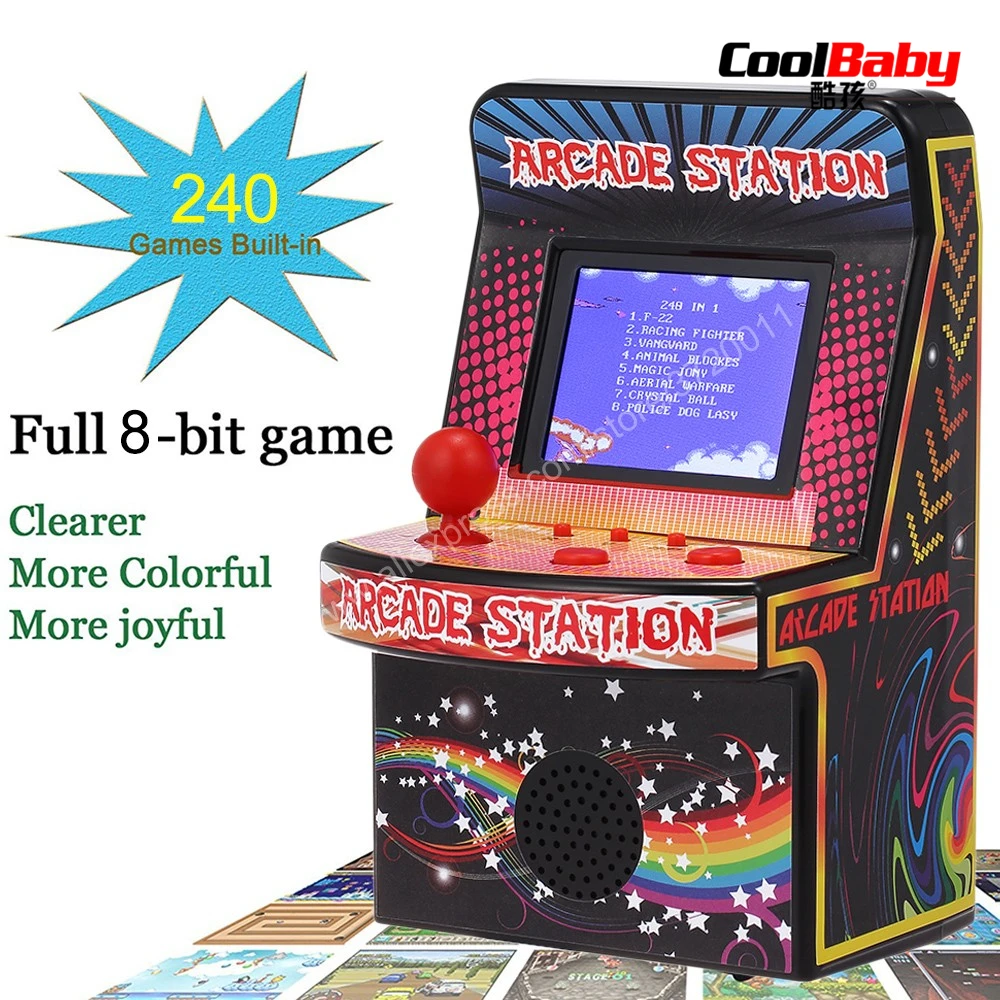 CoolBaby Портативный ретро портативные игровые консоли 8 битный игровой автомат Мини