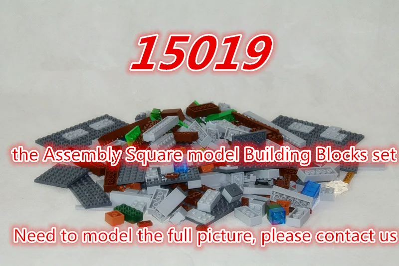 

New 15019 Creator series the Assembly Square model Building Blocks compatible 10255 classic house Architecture toy for children