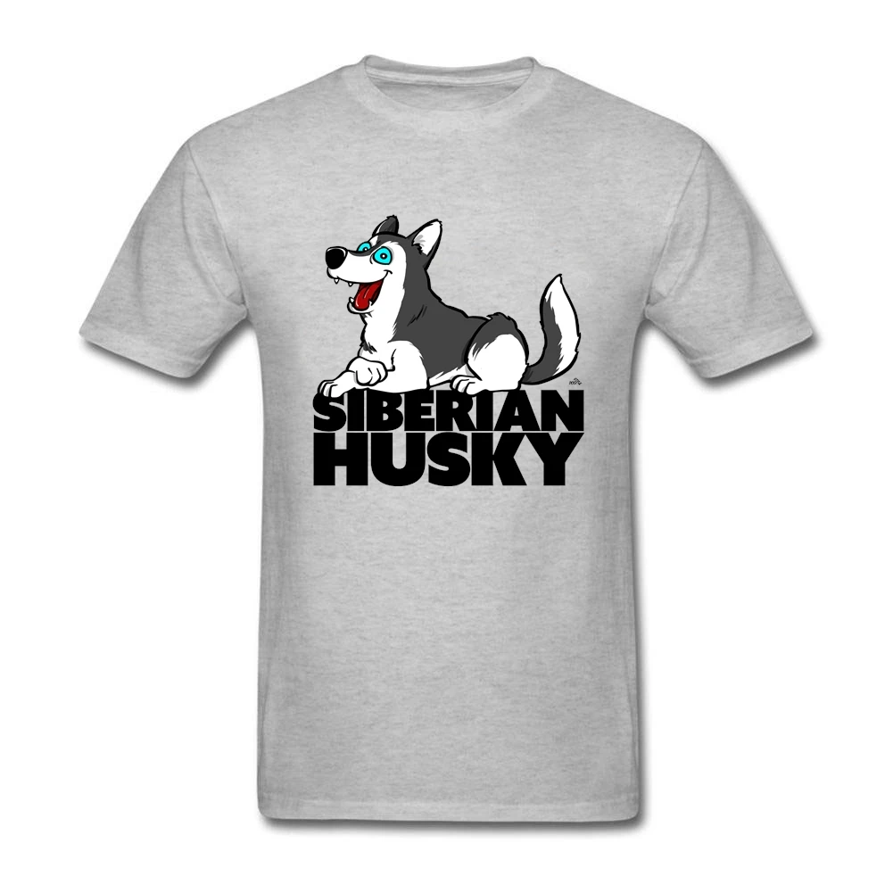 Мужская футболка с принтом манга Curta Camisa Masculina сибирская мультяшная собака хаски