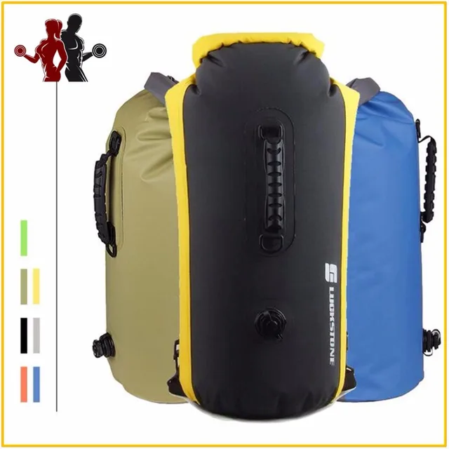 US $17.80 60L large Professional swimming Waterproof Bag Rafting Storage Dry Bag with Adjustable Strap Hook D