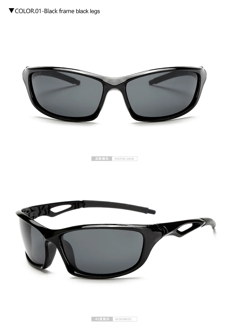 2017 поляризационные Ночное видение Очки Для мужчин Одежда высшего качества мужской Солнцезащитные очки для женщин Рыбалка спортивные очки