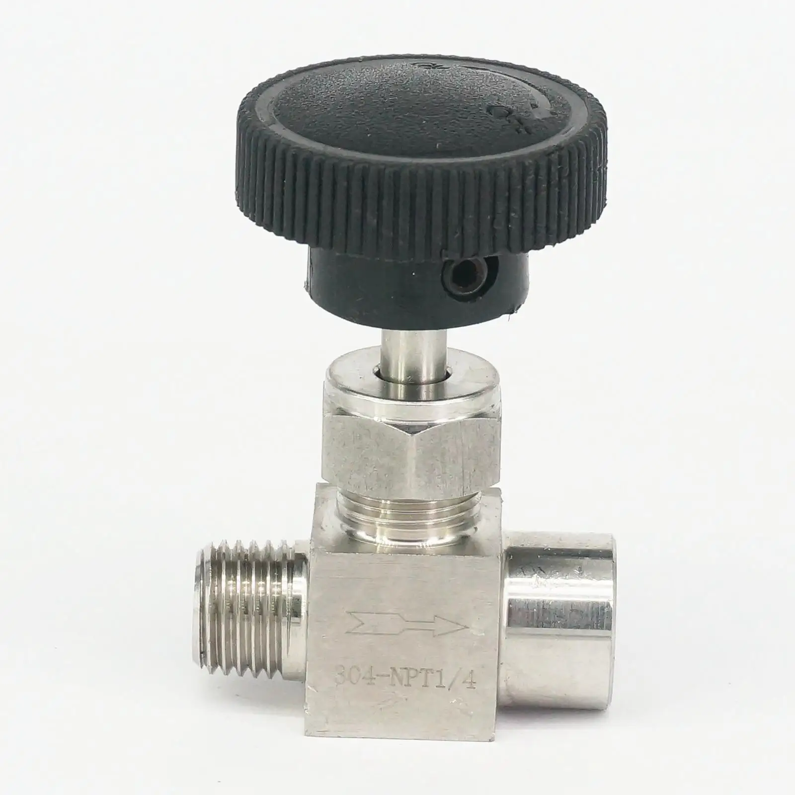 Игольчатый клапан из нержавеющей стали 304 1/4 &quotNPT гнездо к мужчине|304 stainless steel|npt 1stainless steel |