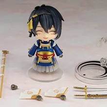 Touken Ranbu онлайн Mikazuki Munechika Nendoroid фигурка ПВХ Новая коллекция Фигурки игрушки коллекция brinquedos