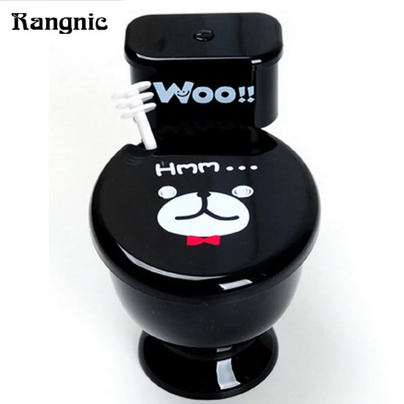 Rangnic Funny Toilet Mug with Spoon/lid WC Plastic Coffee Mug Cap Cup Funny Mugs for Lovers