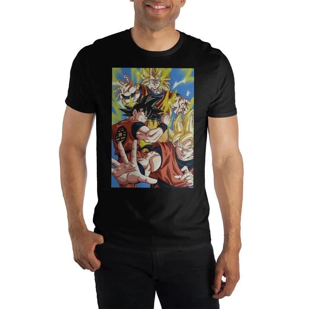 

Dragon Ball Z Characters T shirt Tee Shirt Free shipping T-Shirt Casual Short Sleeve For Men Clothing Summer