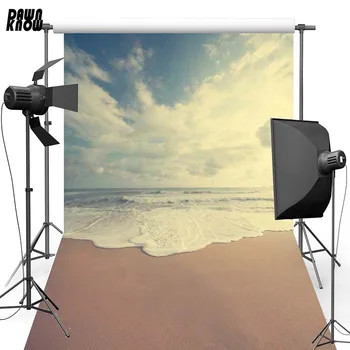 

DAWNKNOW Dusk Seaside Vinyl Photography Background For Newborn New Fabric Polyester Backdrop For Wedding Photo Studio F2644
