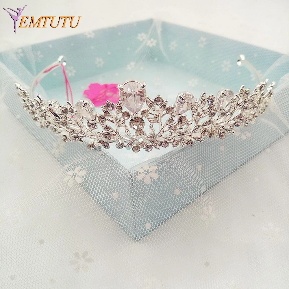 Ballerina Ballet Tiara Crown Silver Nutcracker Ballet Headpiece Head