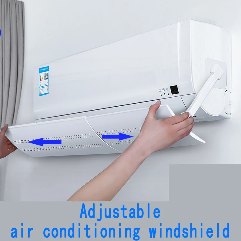 

Anti Direct Blowing Retractable Air Conditioner Shield telescopic Adjustable Cold Air Conditioner Wind Deflector Baffle