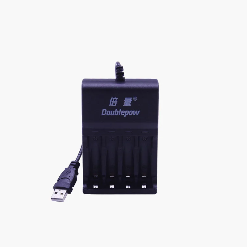 

4 slots Doublepow DP-UK83 USB LED indicator Intelligent Fast Charger for 1-4pcs 1.2V AA/AAA Ni-MH/Ni-CD Rechargeable Battery