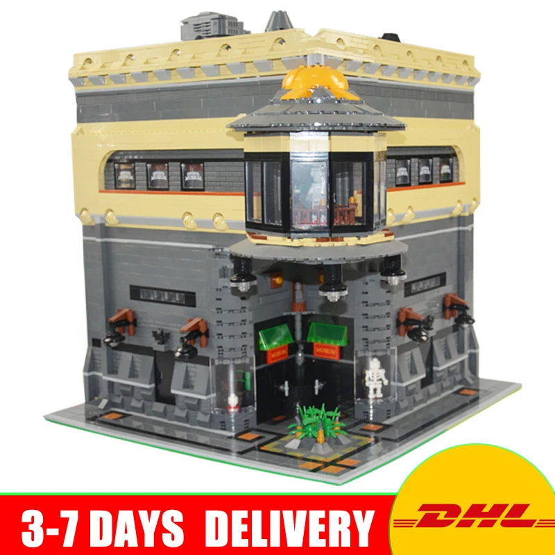 

2018 LEPIN 15015 5003Pcs City Street The Dinosaur Museum Model Building Kits Blocks Bricks Compatible Children Toys Gift