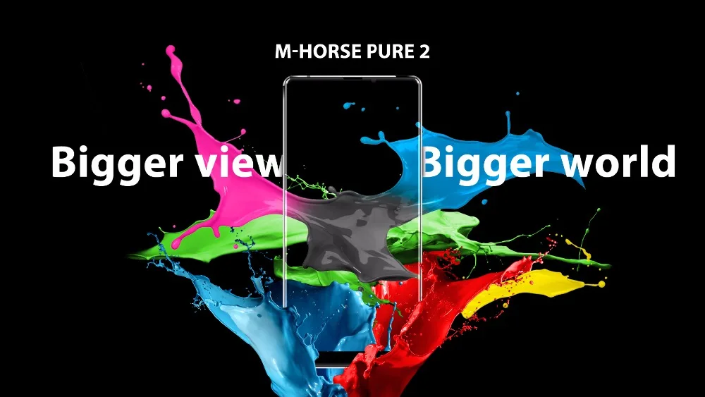 Смартфон M-Horse Pure 2 5,9" HD+ 18:9, Восьмиядерный процессор MTK6750, 4 Гб ОЗУ, 64 Гб ПЗУ, 3600 мАч, 13 МП, отпечаток пальца, Android 7,0, 4G, мобильный телефон