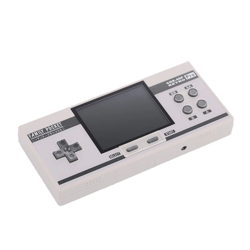 Портативная игровая консоль 3,0 дюймов Экран игровой плеер 348 игр Av Выход 3,5 мм Выход подарок для детей и взрослых классический ретро планшетных ПК - Цвет: White