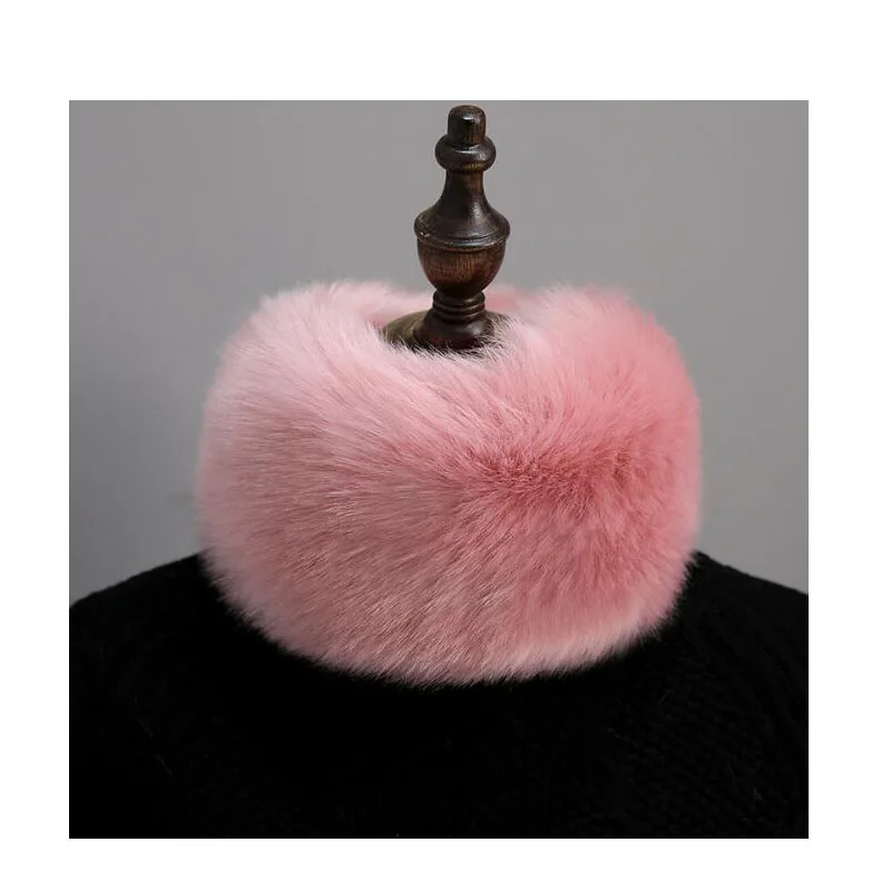 Bufanda De Cuello De Piel Sintética Para Mujer, Para Invierno