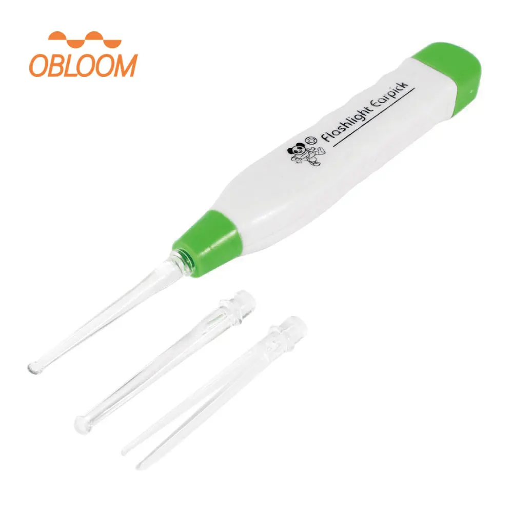 

2pcs Ear Pick with LED Light Earwax Cleaning & Removal Tool Curette. Tweezers Store Extra Extensions in the Rear Better Accuracy