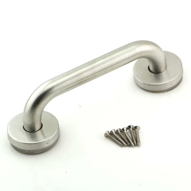 door handles. securit door handles stainless steel 304 pull with roses 6 inch center to a