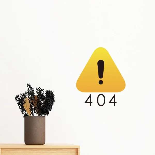 Programmer Interface 404 Error Page Lightning Html Removable Wall