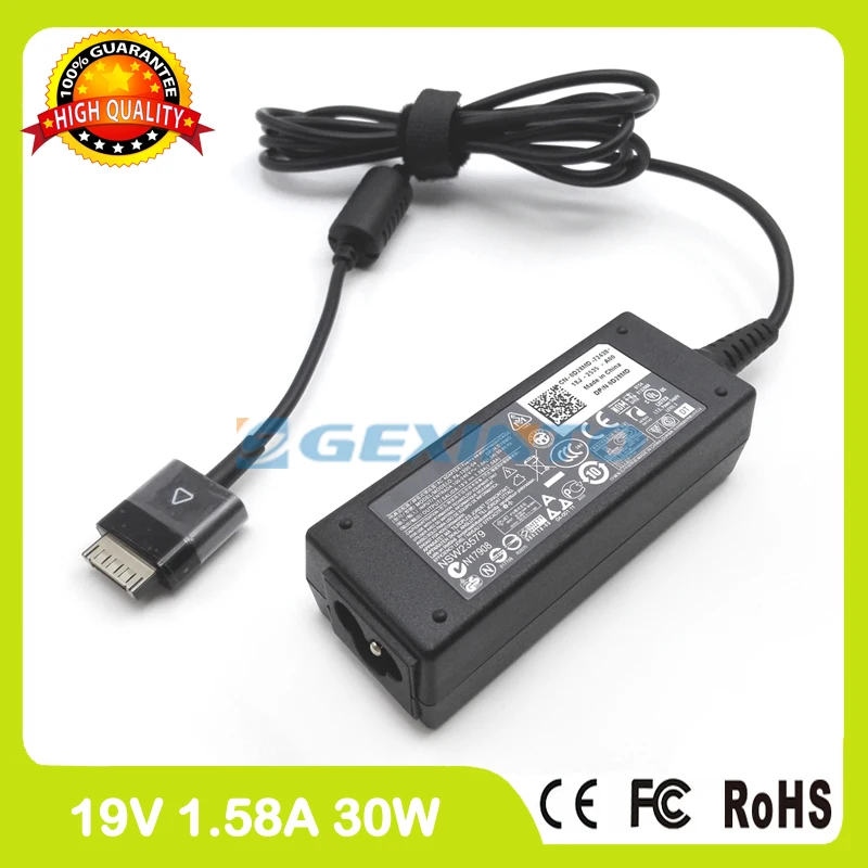 

laptop ac adapter 19V 1.58A for Dell Latitude 10 ST T05G ST2 10e ST2e ST10 ST-LST01 Streak 10 XPS 10 T03G001 tablet pc charger