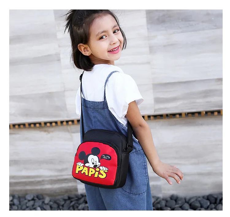Disney/милая сумочка для маленьких девочек; модная сумка-мессенджер принцессы с Микки Маусом; сумки на плечо для мальчиков