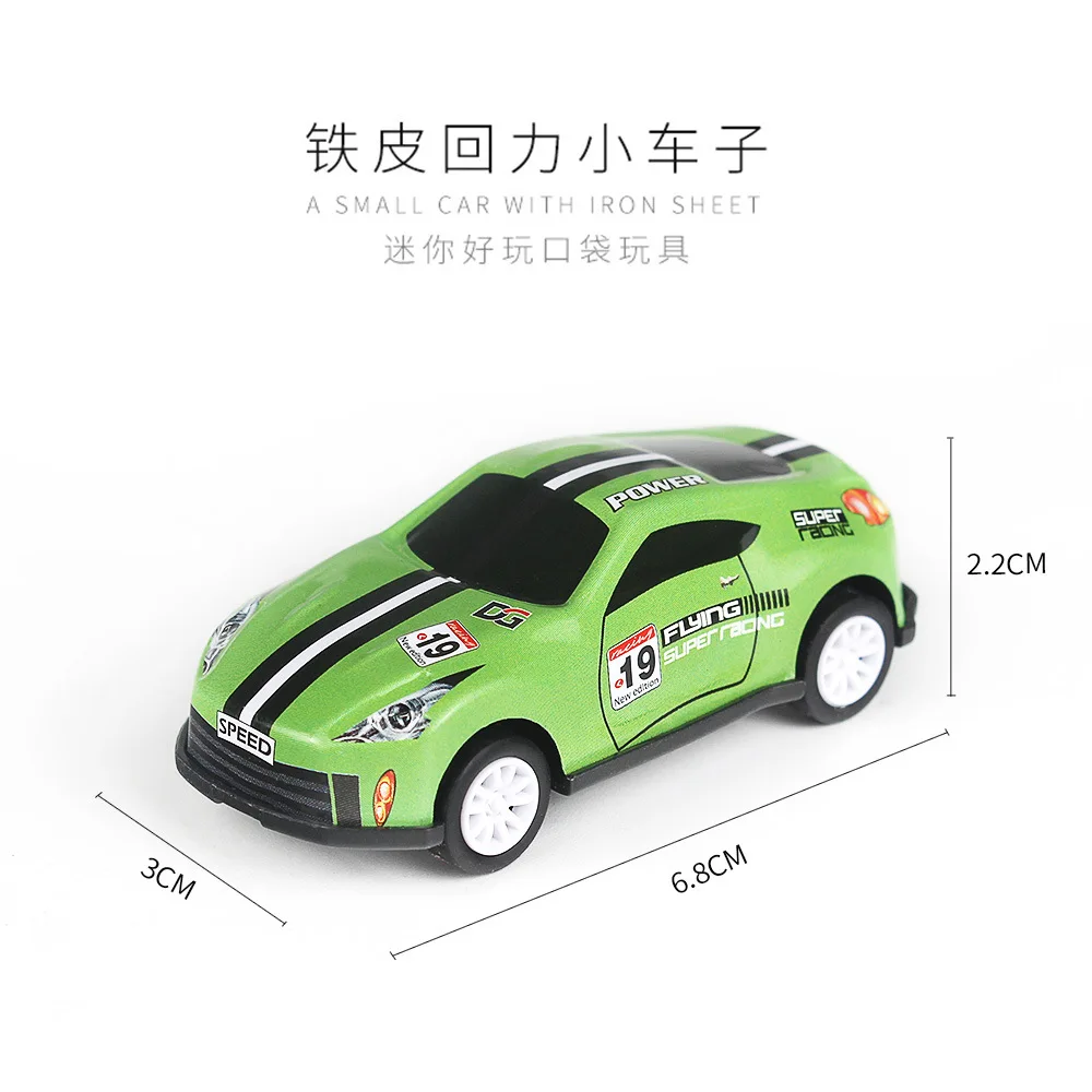 6 шт./компл. hot racing Pull Back автомобиль колесо Железный корпус сплав Mini track мини