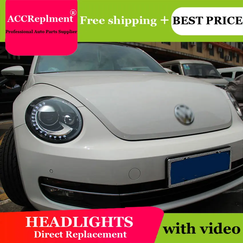 AUTO.PRO For VW Beetle headlights 2013 15 for VW Beetle LED light bar