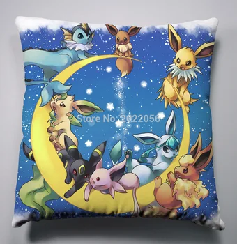 

Anime Manga POKEMON Pikachu Silk Pillowcase 40x40cm Pillow Case Cover Seat Bedding Cushion 008