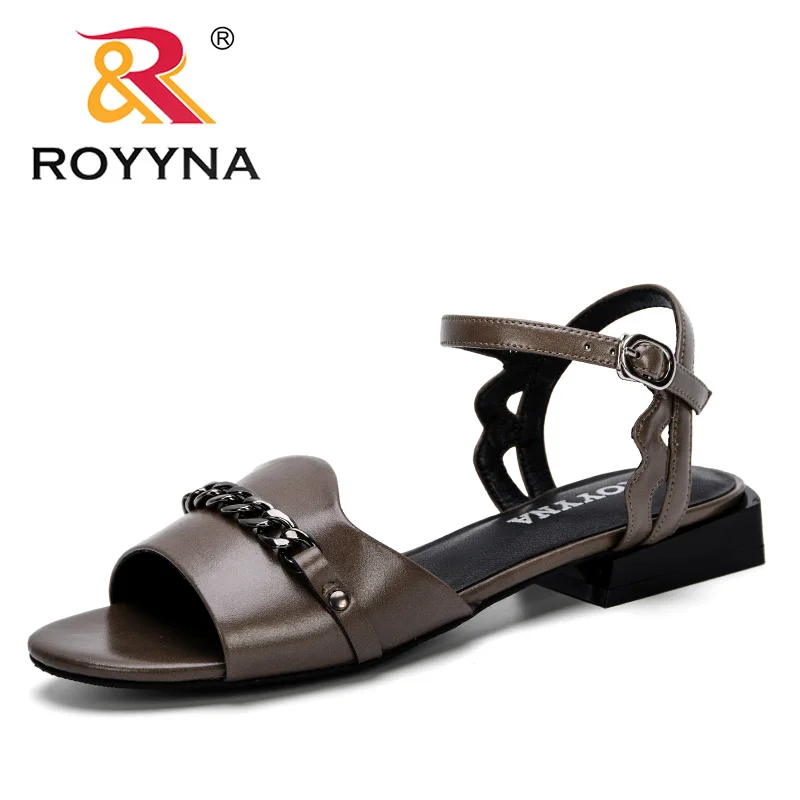 ROYYNA 2019 Новая Стильная летняя удобная женская обувь пляжные сандалии гладиаторы