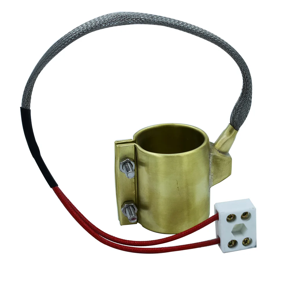 

130W 35x30mm Brass Band Heater 35mm Inside Diameter 30mm Height Brass Heating Element for Injection Molding Machine