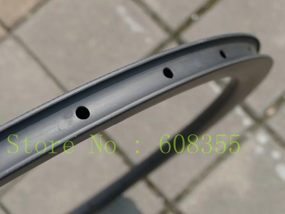 38mm 3k UD Carbon Matt Glossy 700C Road Bike Clincher Wheel Rim for Disc brake