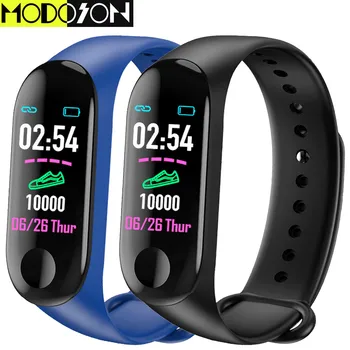 

MODOSON M3 Smart Bracelet Bluetooth smart band smartband Fitness Tracker for samsung huawei xiaomi mi iphone 3 6 7 8 X XS MAX XR