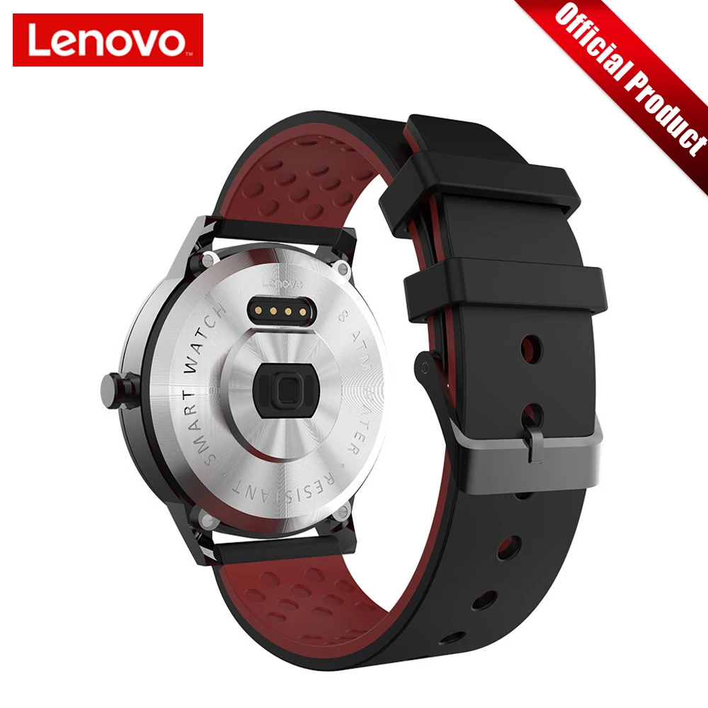 Lenovo Smart Watch Watch X Sports Edition BT5.0 Luminous Pointer Smartwatch OLED Screen Double Layer Silicone Strap Wristwatch