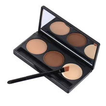 2016 New 3 Colors Waterproof Eyebrow Enhancer Cake Powder Makeup Cosmetics Eyebrow Palette Eye Sobrancelha Shadow Brow Set Kits