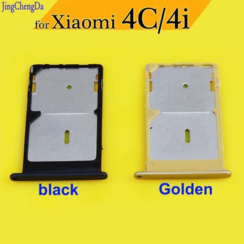 

JCD New SIM card slot tray for xiaomi 4C/4i SIM Tray Sim Card Holder Slot for Xiaomi 4i sim card slot black/golden